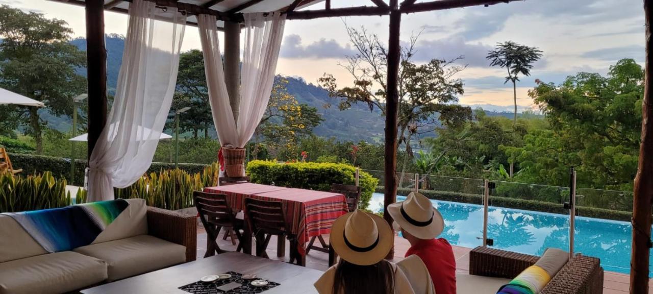 Finca Del Cafe - Casa Typica Santa Rosa de Cabal Kültér fotó